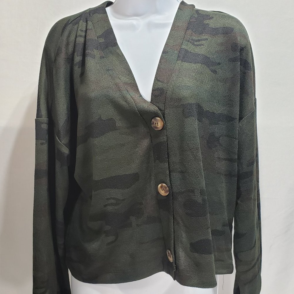 Social Standard by Sanctuary Daytripper Cardigan Camo
